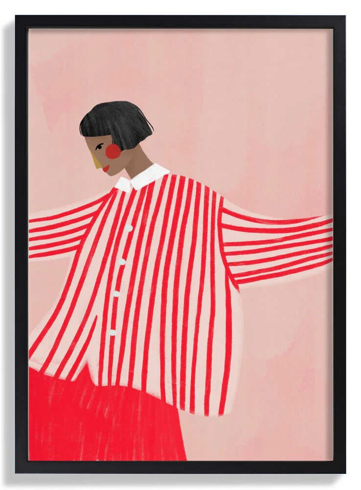 The Woman With the Red Stripes by Bea Müller - Image 6