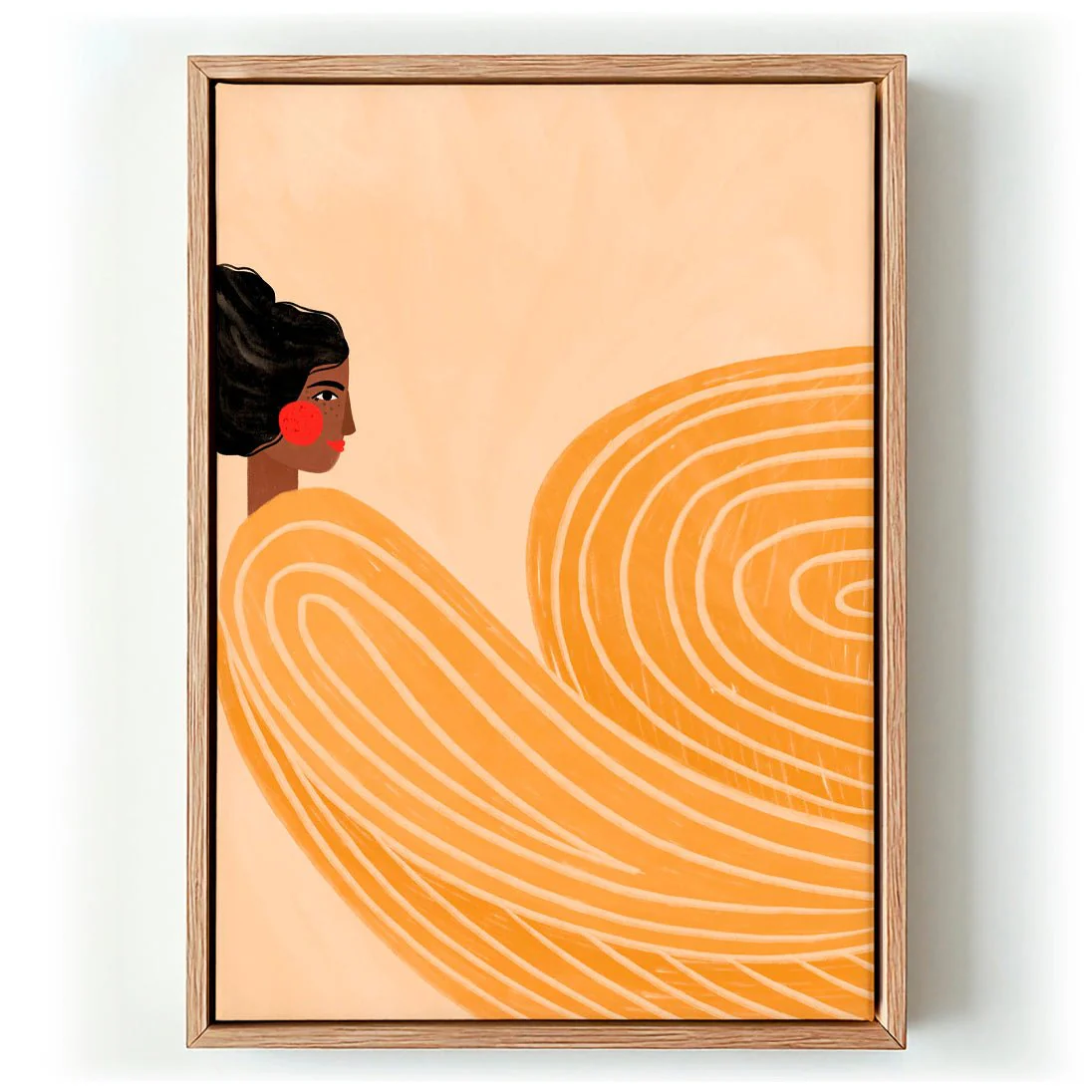 The Woman With the Yellow Stripes by Bea Müller