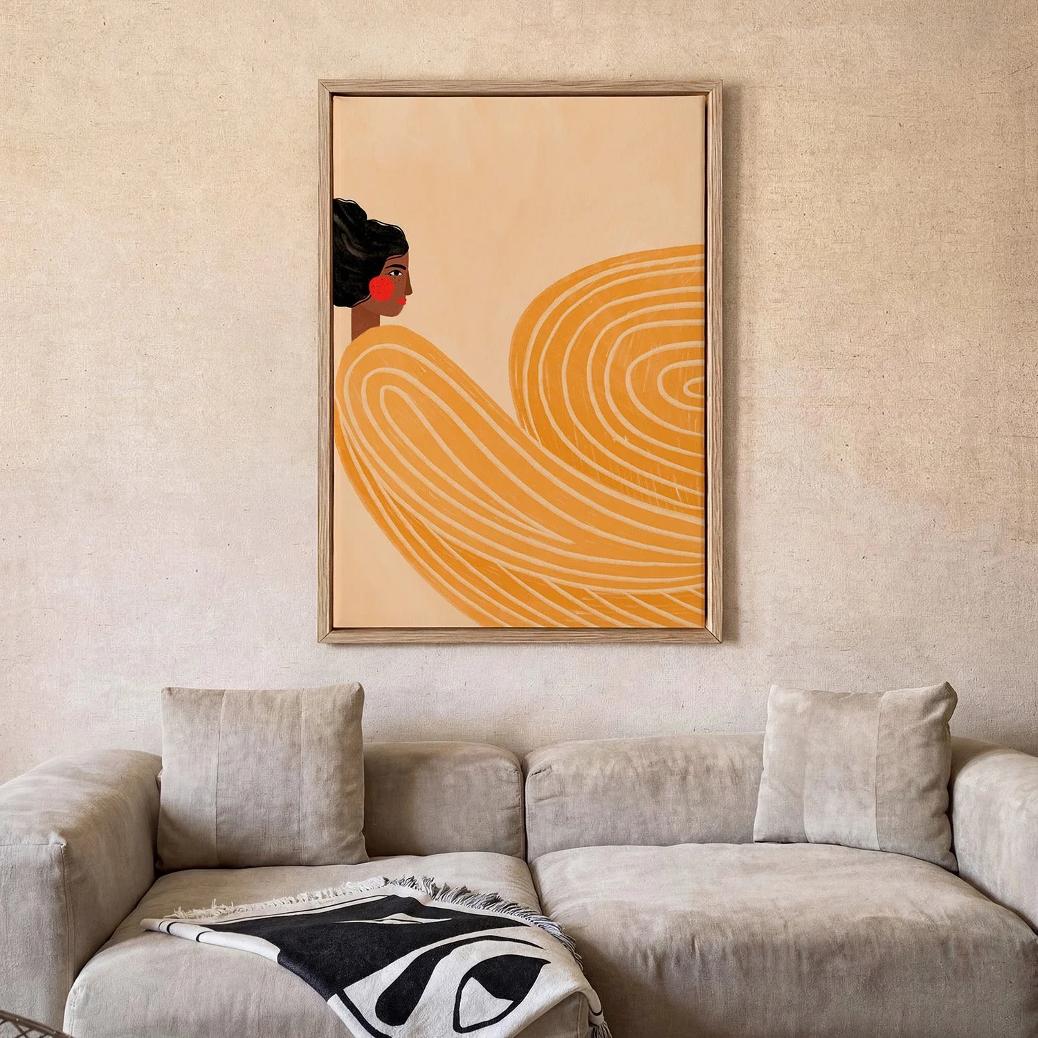 The Woman With the Yellow Stripes by Bea Müller - Image 2