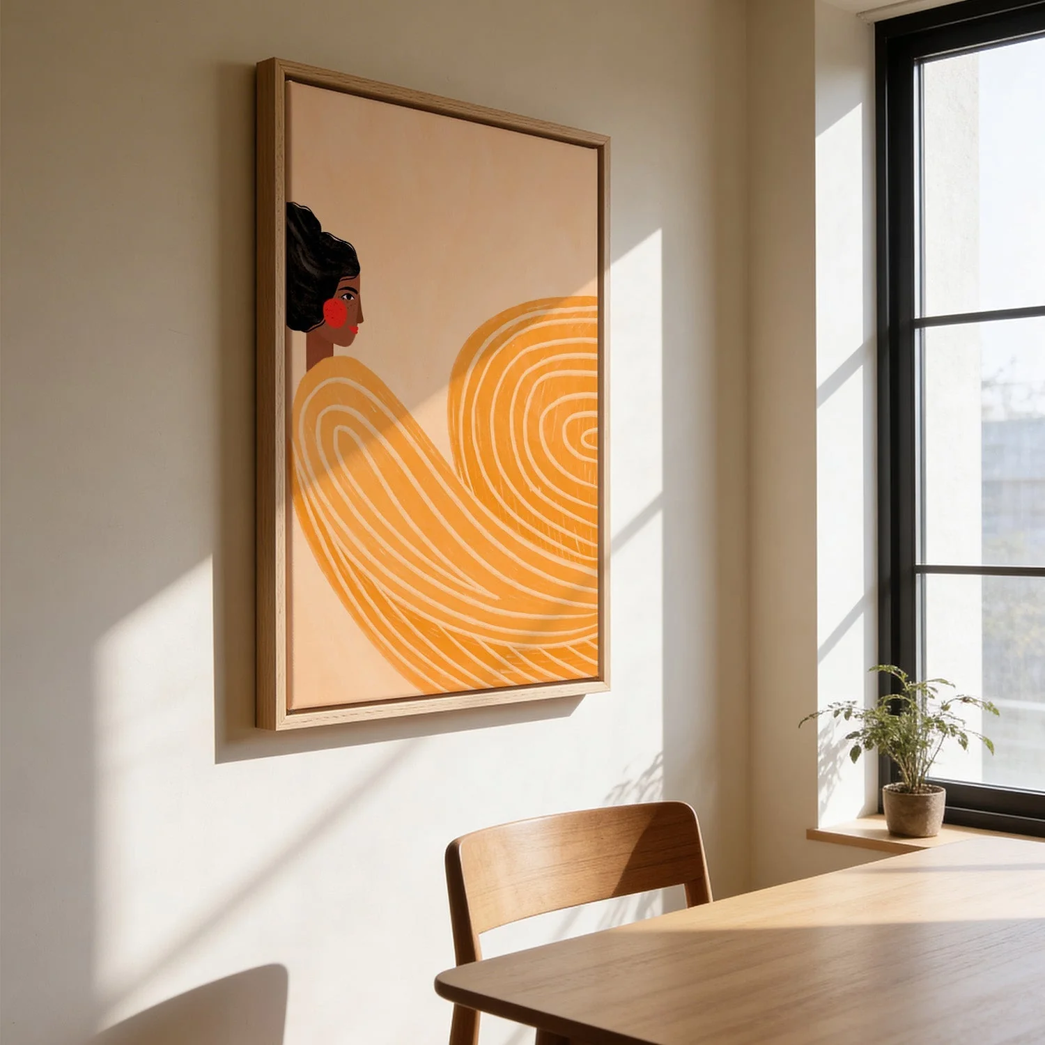 The Woman With the Yellow Stripes by Bea Müller - Image 3
