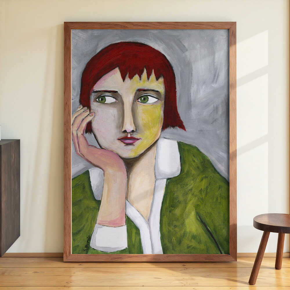 Thinking Lady by Sharyn Bursic - Image 3