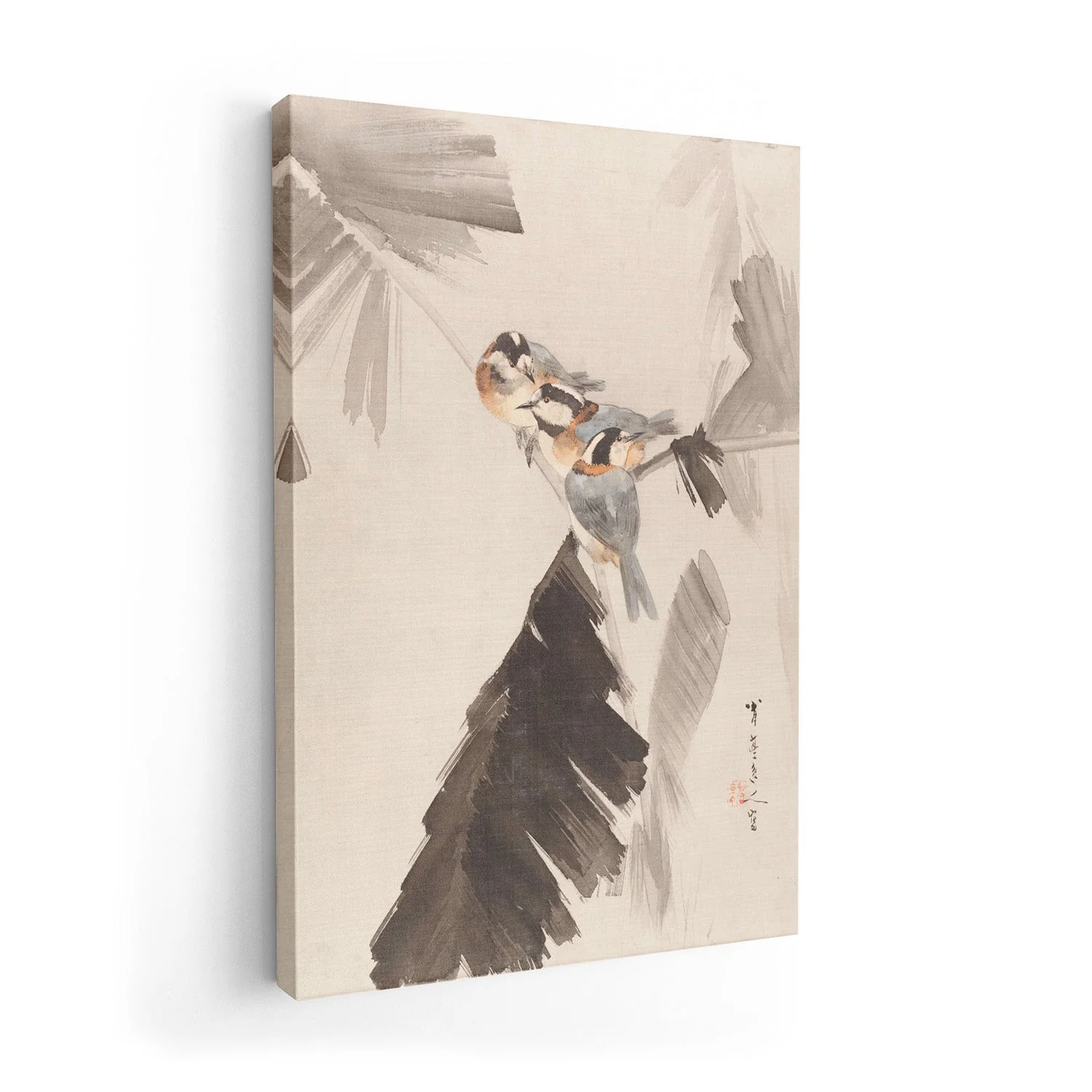 Three Birds on Branch by WATANABE SEITEI - Image 7