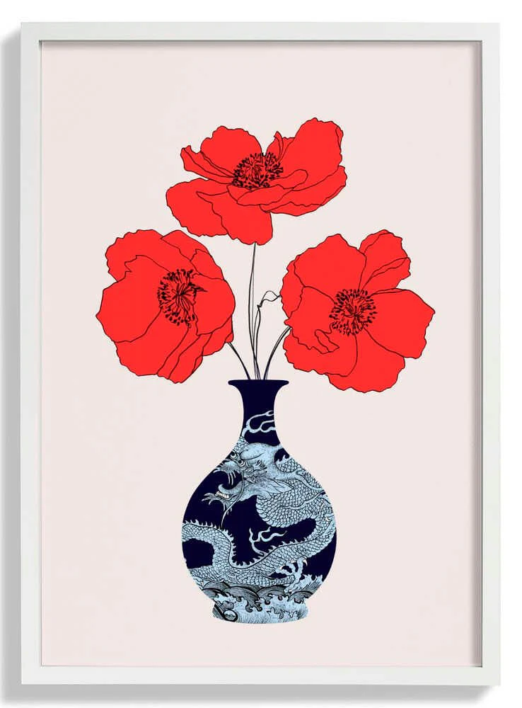 Three Poppies by CATS AND DOTZ - Image 5