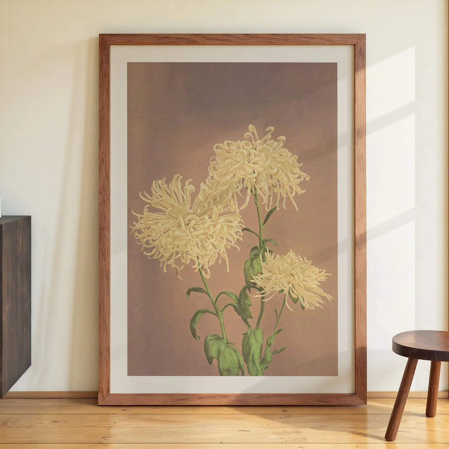 Three Yellow Chrysanthemum by Ogawa Kazumasa - Image 2