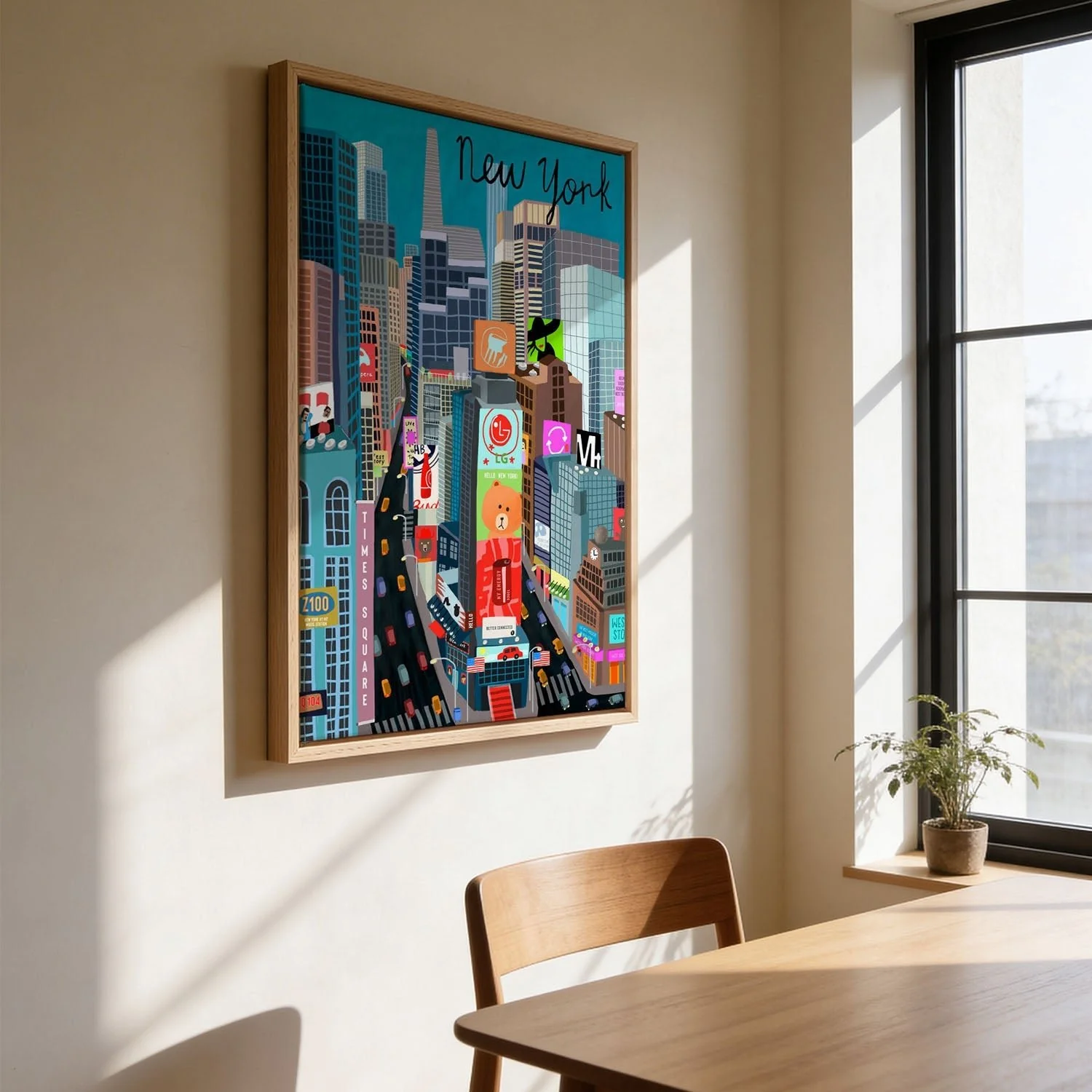Times Square, New York Illustration by Artist Carla Daly - Image 3