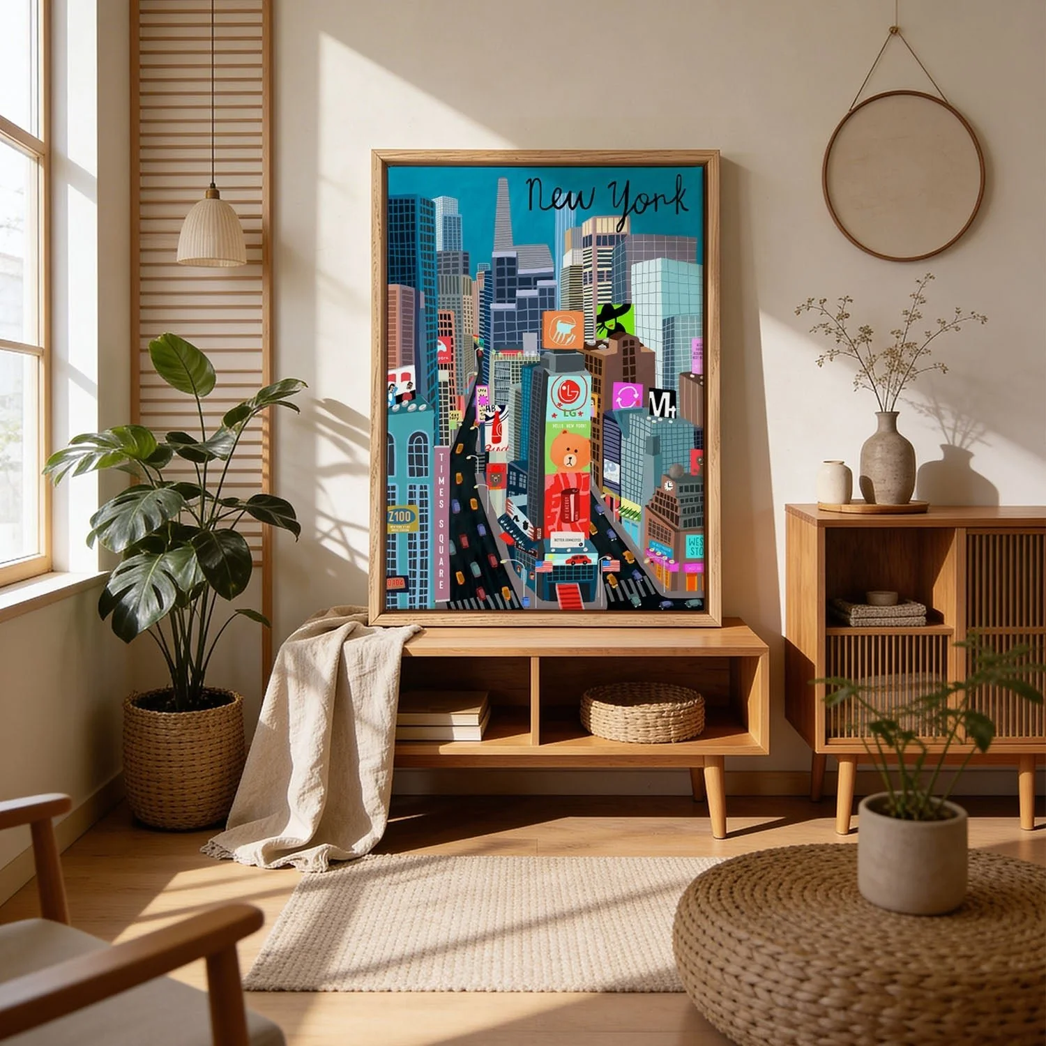 Times Square, New York Illustration by Artist Carla Daly - Image 4