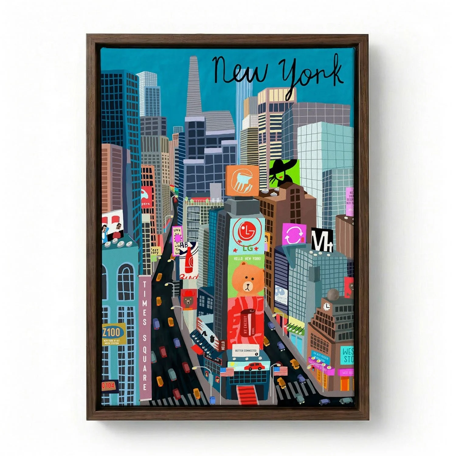 Times Square, New York Illustration by Artist Carla Daly - Image 6