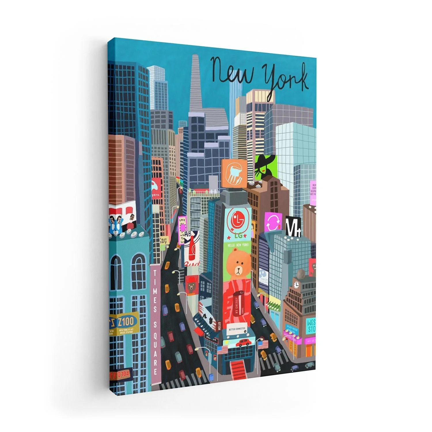 Times Square, New York Illustration by Artist Carla Daly - Image 7