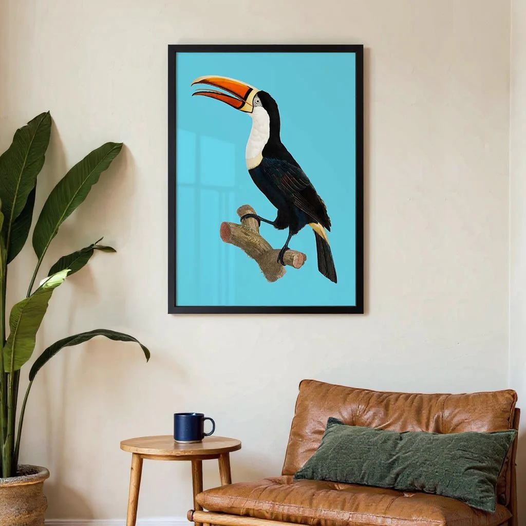Toucan on Blue Animal Print - Image 3