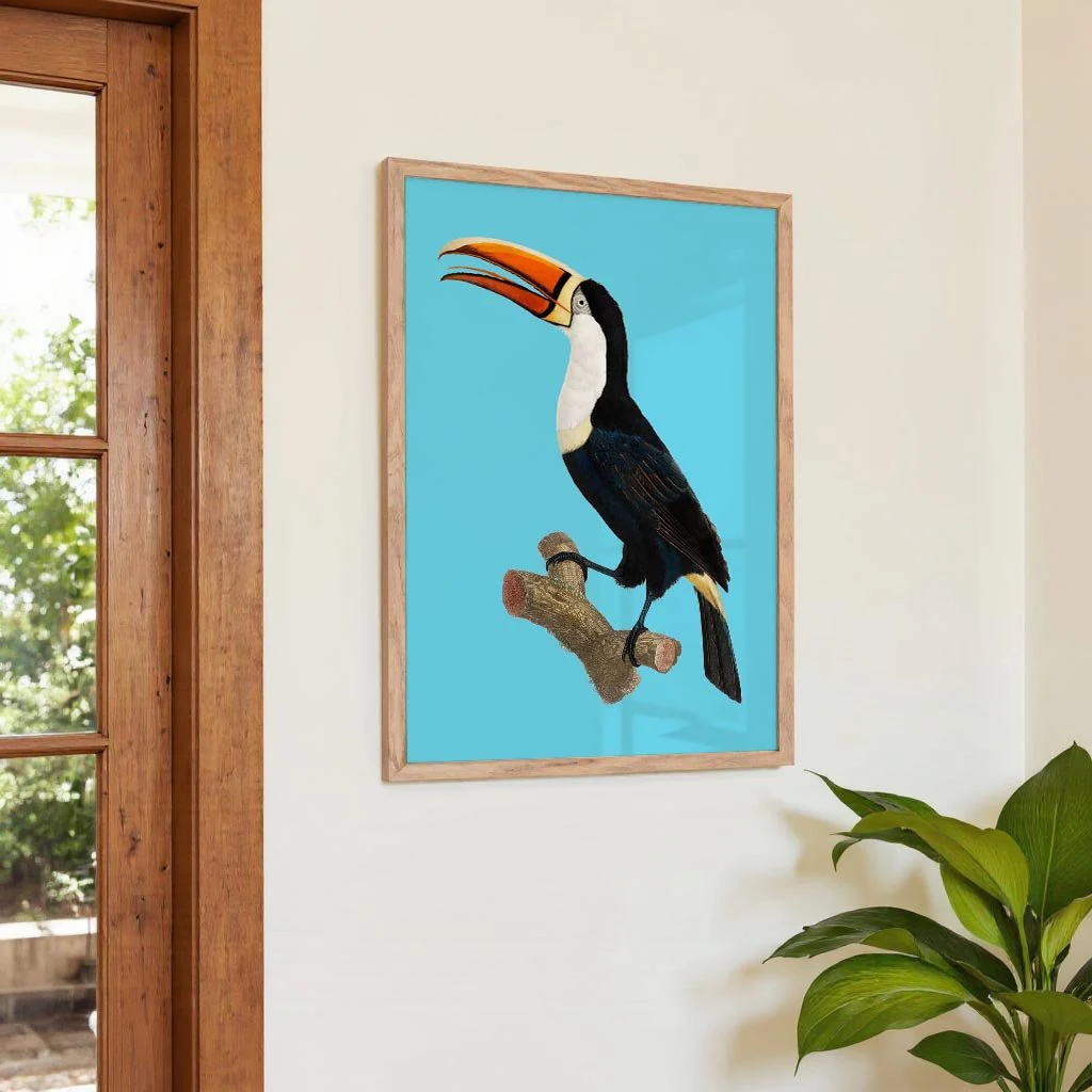 Toucan on Blue Animal Print - Image 4