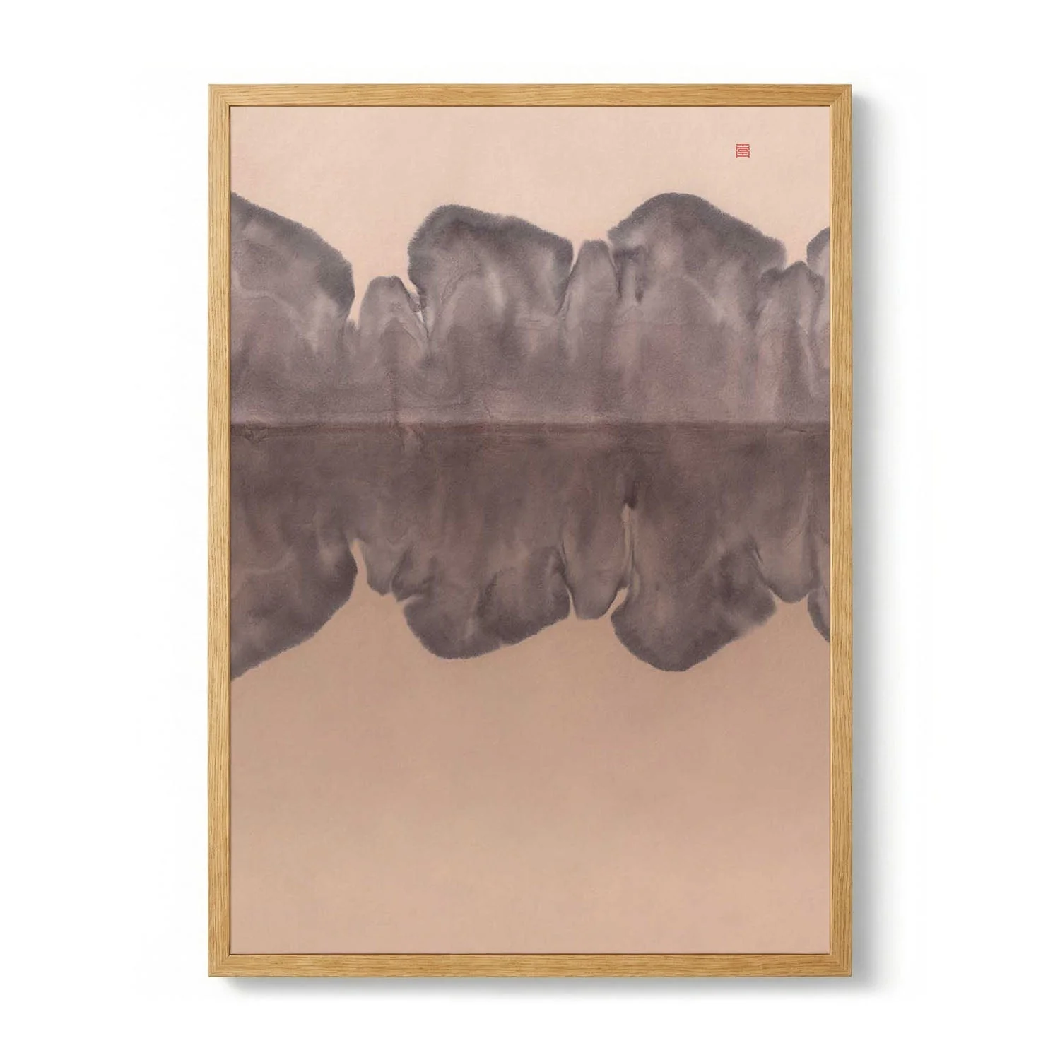 Tranquil Mountain Reflection by Thoth Adan