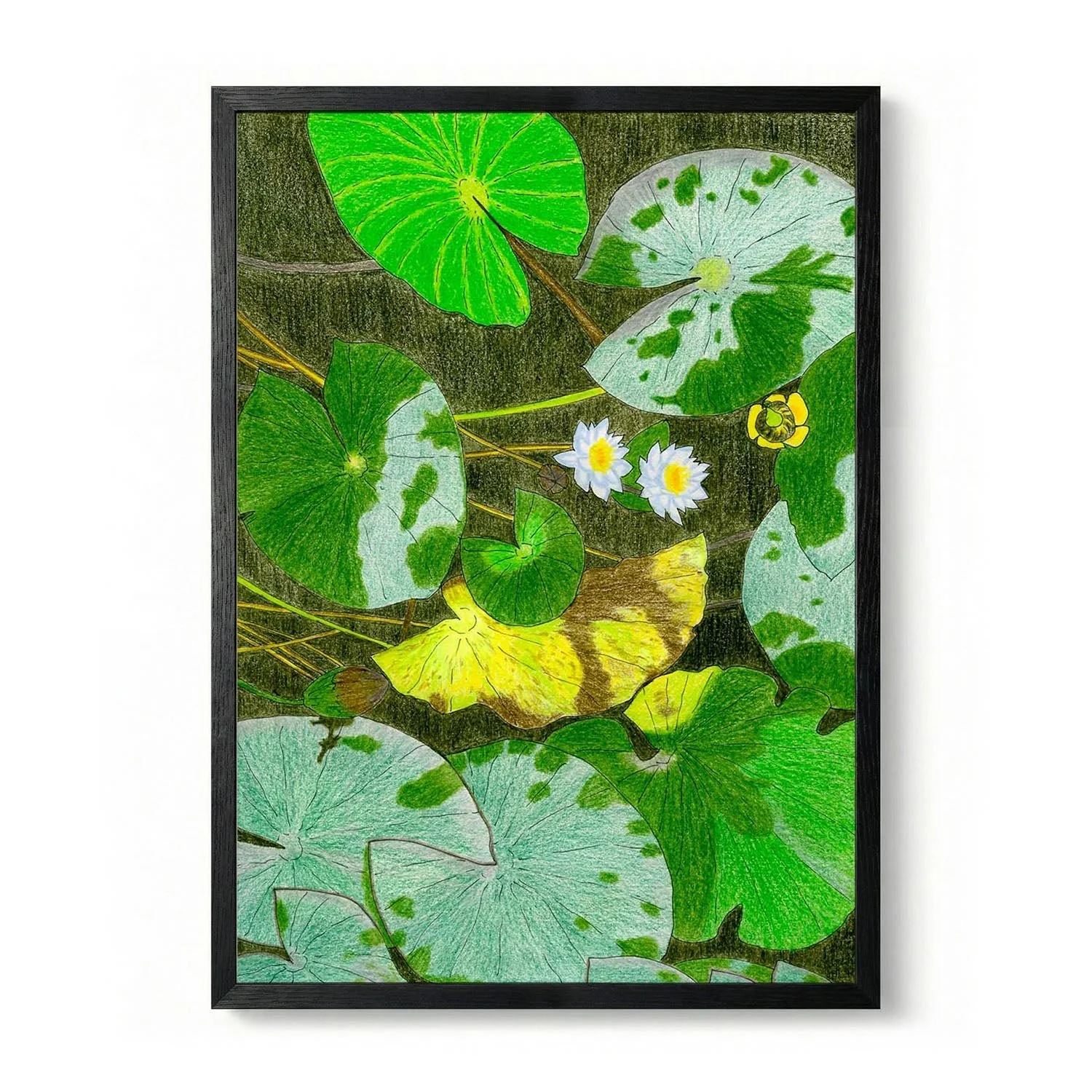 Tranquil Water Lilies by Viktoriia Saunina - Image 5