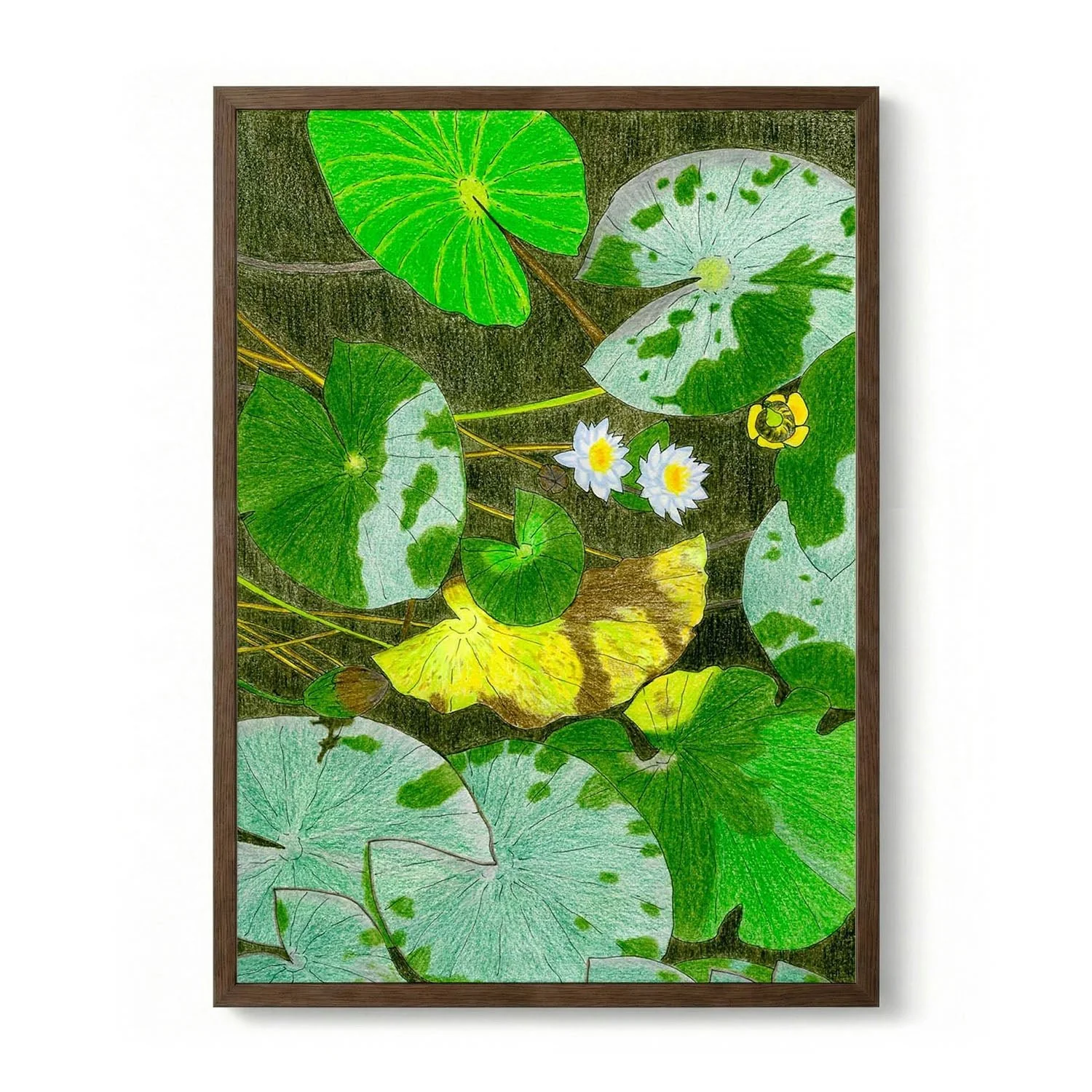 Tranquil Water Lilies by Viktoriia Saunina - Image 6