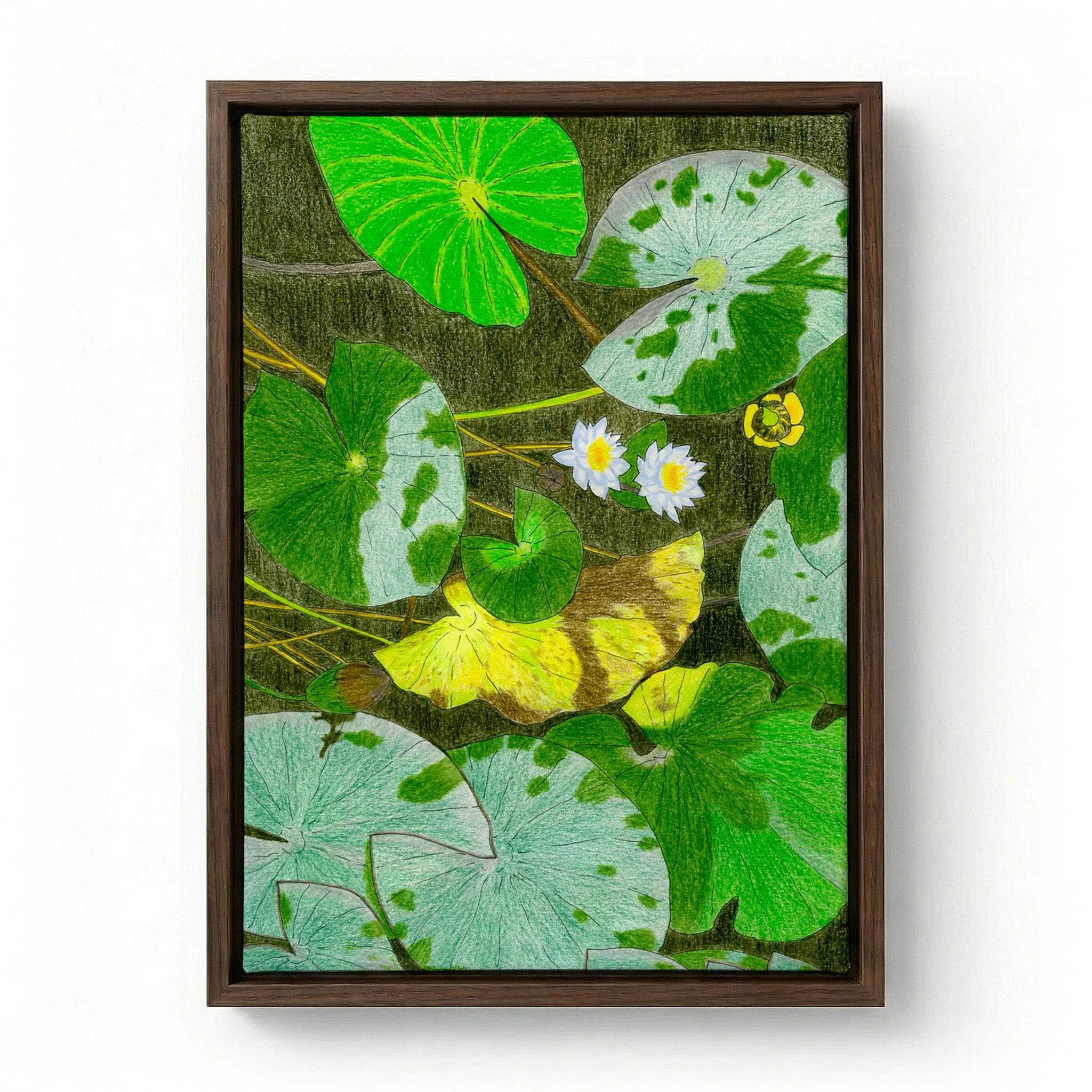 Tranquil Water Lilies by Viktoriia Saunina - Image 6
