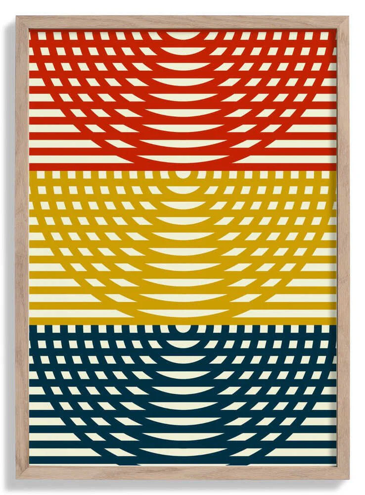 Tri-Color Waves by Petr Strnad