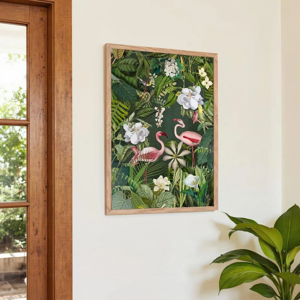 Tropical Flamingo Jungle 2 by Andrea Haase - Image 4
