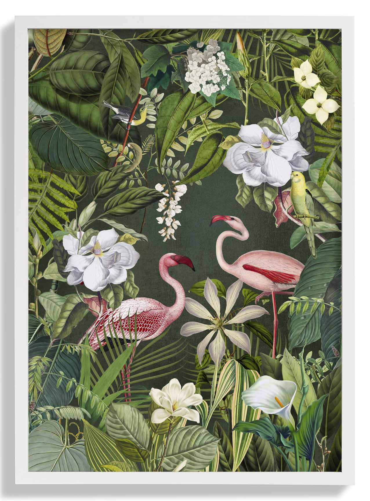 Tropical Flamingo Jungle 2 by Andrea Haase - Image 5