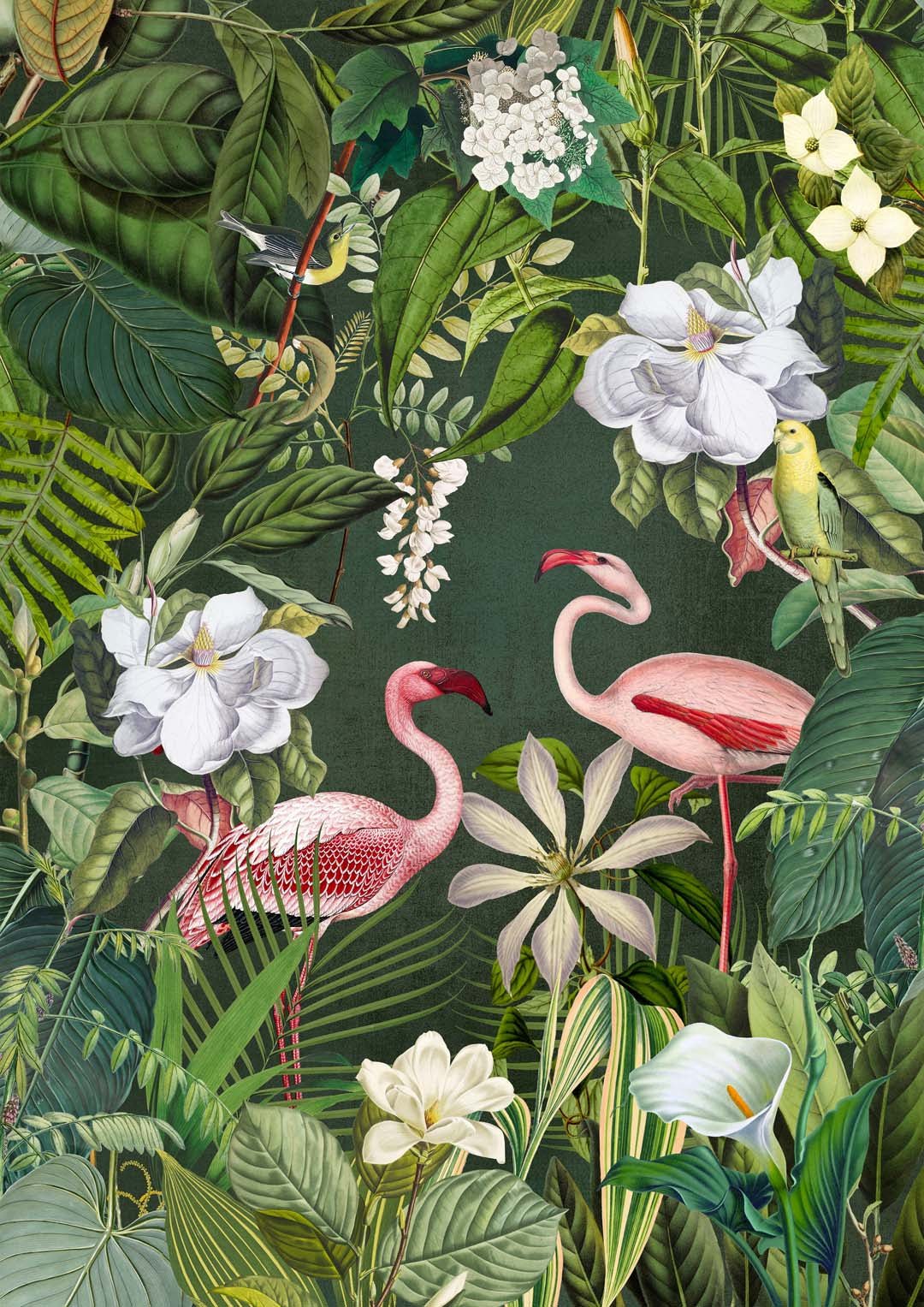 Tropical Flamingo Jungle 2 by Andrea Haase - Image 8