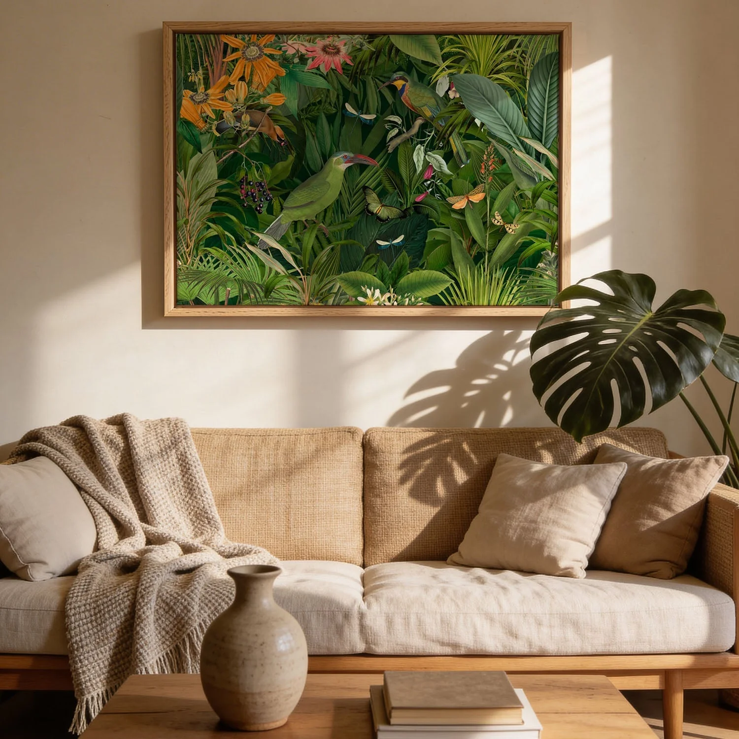 Tropical Midnight Jungle Birds by Andrea Haase - Image 2