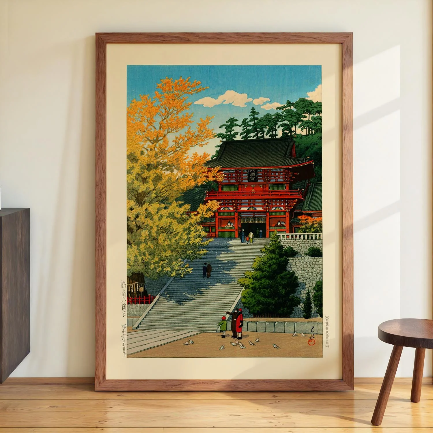 Tsuruokahachimangu by Hasui - Image 3