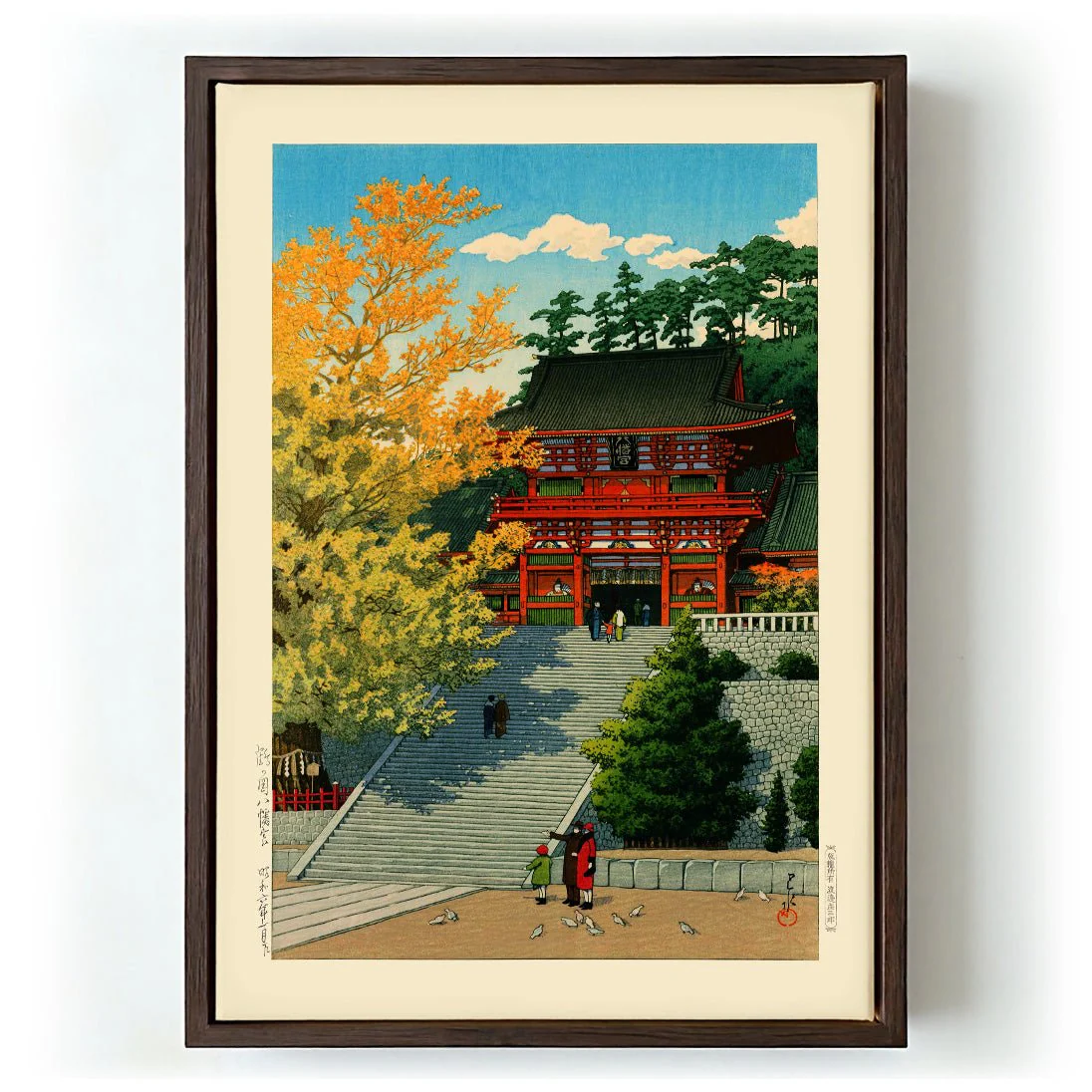 Tsuruokahachimangu by Hasui - Image 6