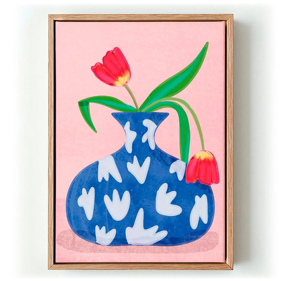 Tulpe in vase by Raissa Oltmanns