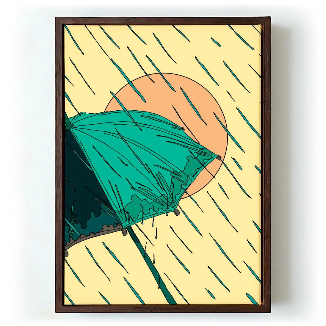 Umbrella in the Rain by Nicholas - Image 6