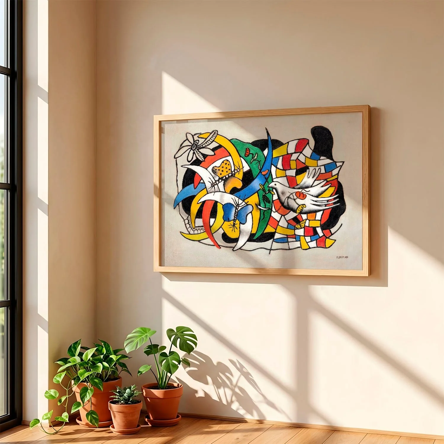 Un Oiseau et deux papillons (La Journée d’été) by Fernand Léger - Image 3