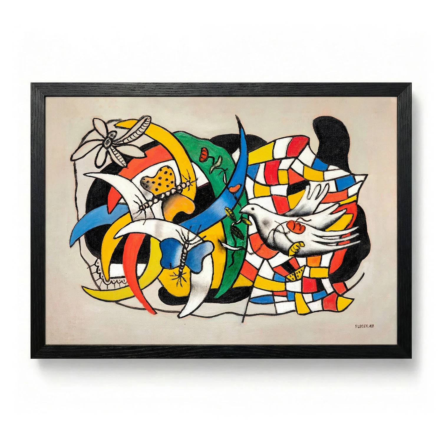 Un Oiseau et deux papillons (La Journée d’été) by Fernand Léger - Image 6