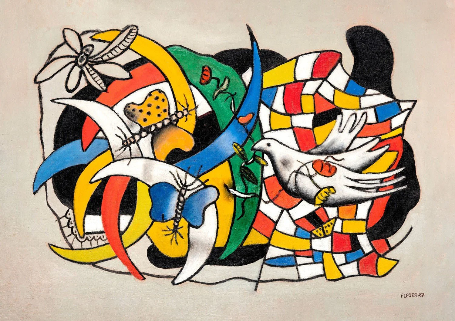 Un Oiseau et deux papillons (La Journée d’été) by Fernand Léger - Image 7