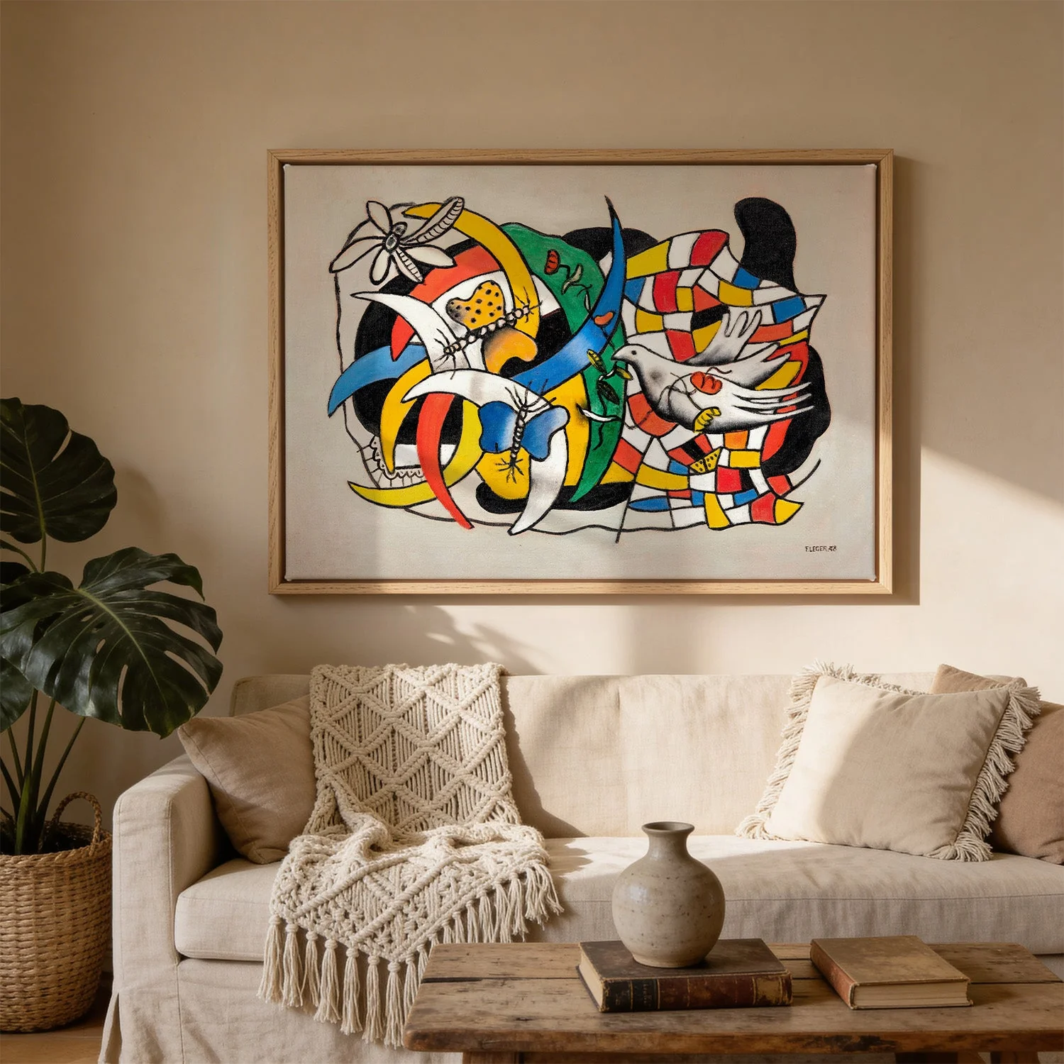 Un Oiseau et deux papillons (La Journée d’été) by Fernand Léger - Image 2