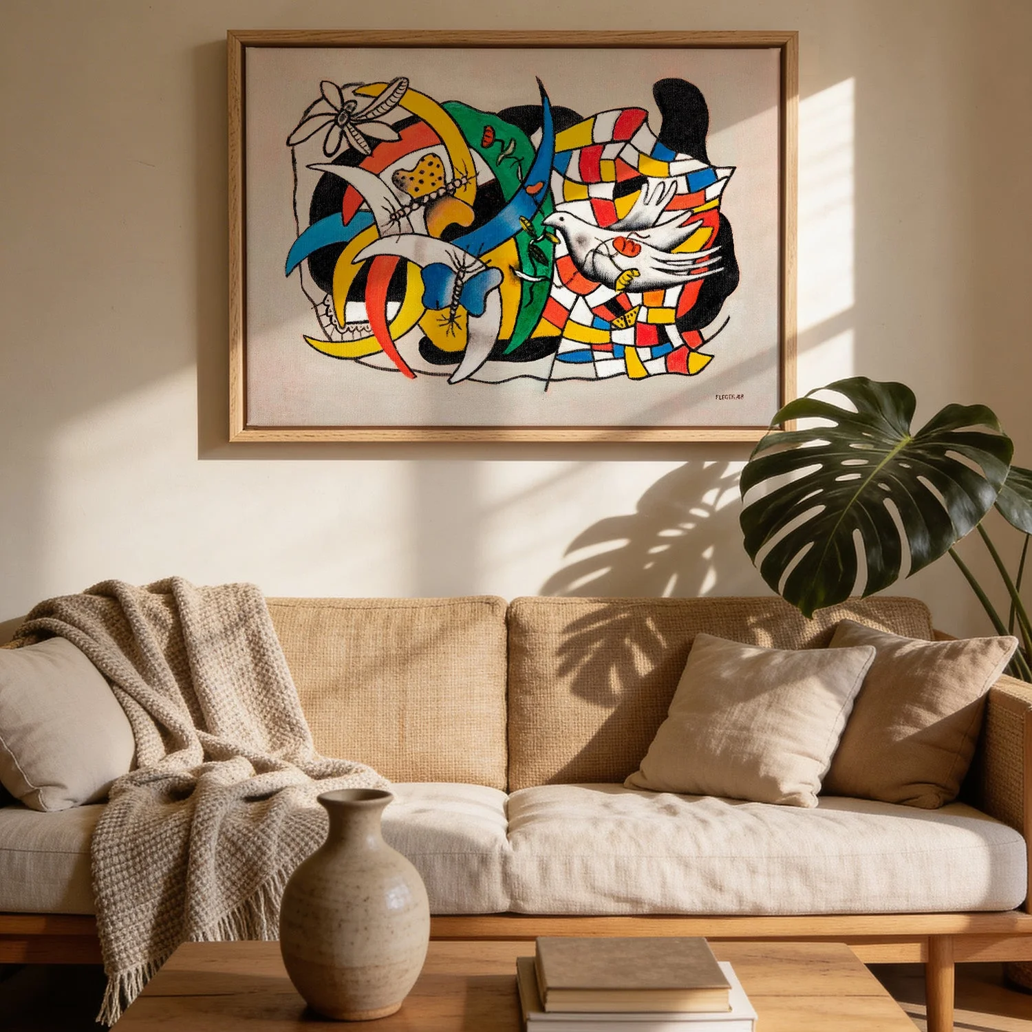 Un Oiseau et deux papillons (La Journée d’été) by Fernand Léger - Image 4