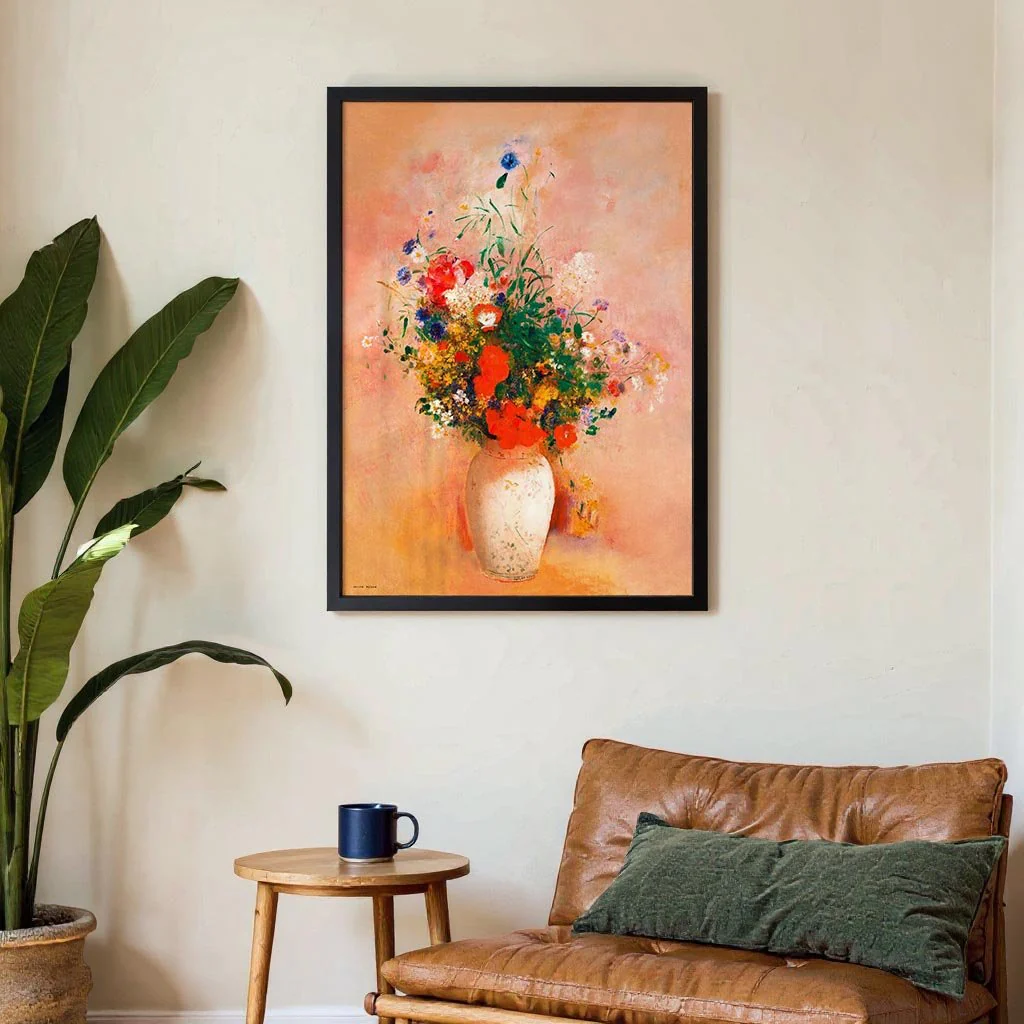 Vase of Flowers Painting by Odilon Redon - Image 3