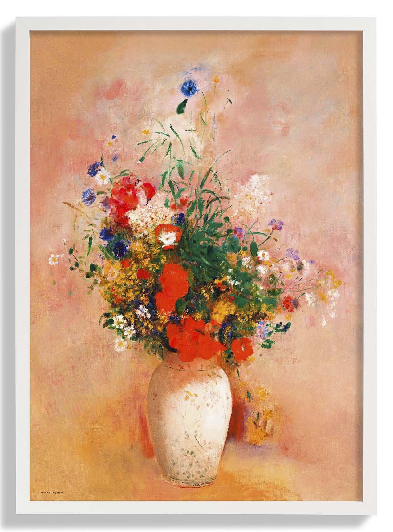 Vase of Flowers Painting by Odilon Redon - Image 5