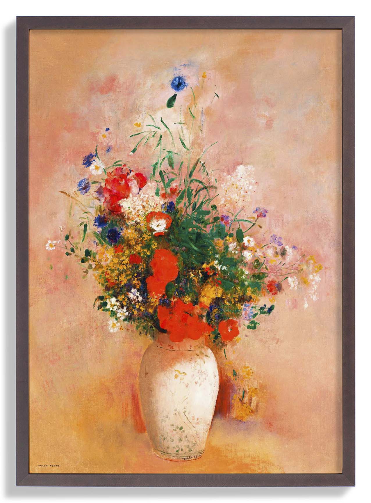 Vase of Flowers Painting by Odilon Redon - Image 7
