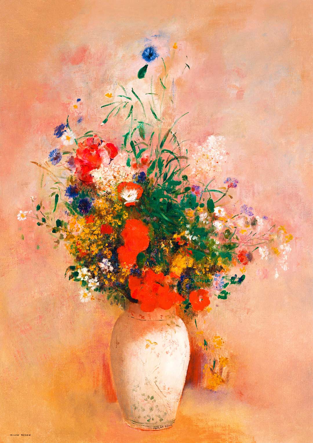 Vase of Flowers Painting by Odilon Redon - Image 8