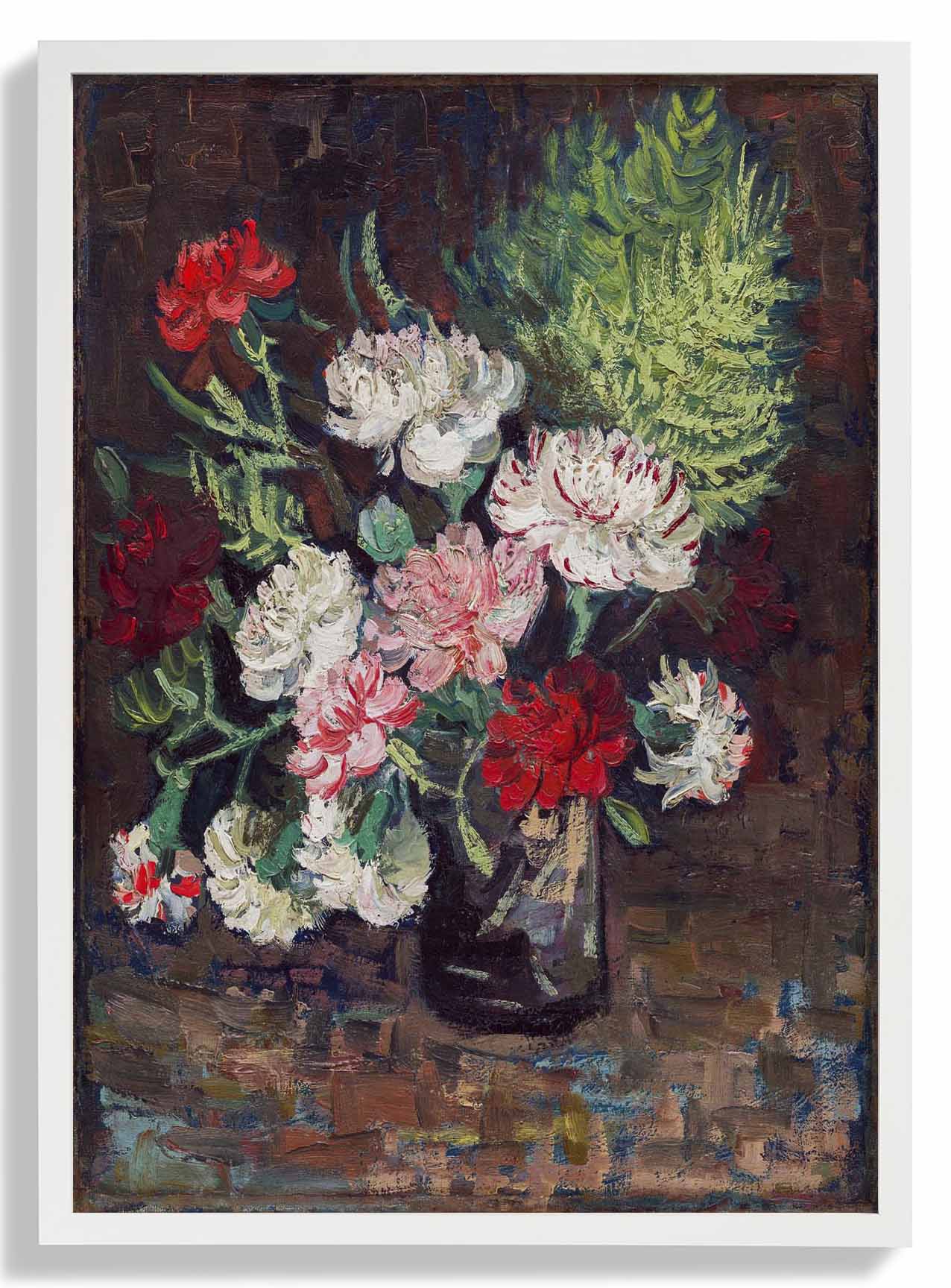Vase with Carnations by Van Gogh - Image 5