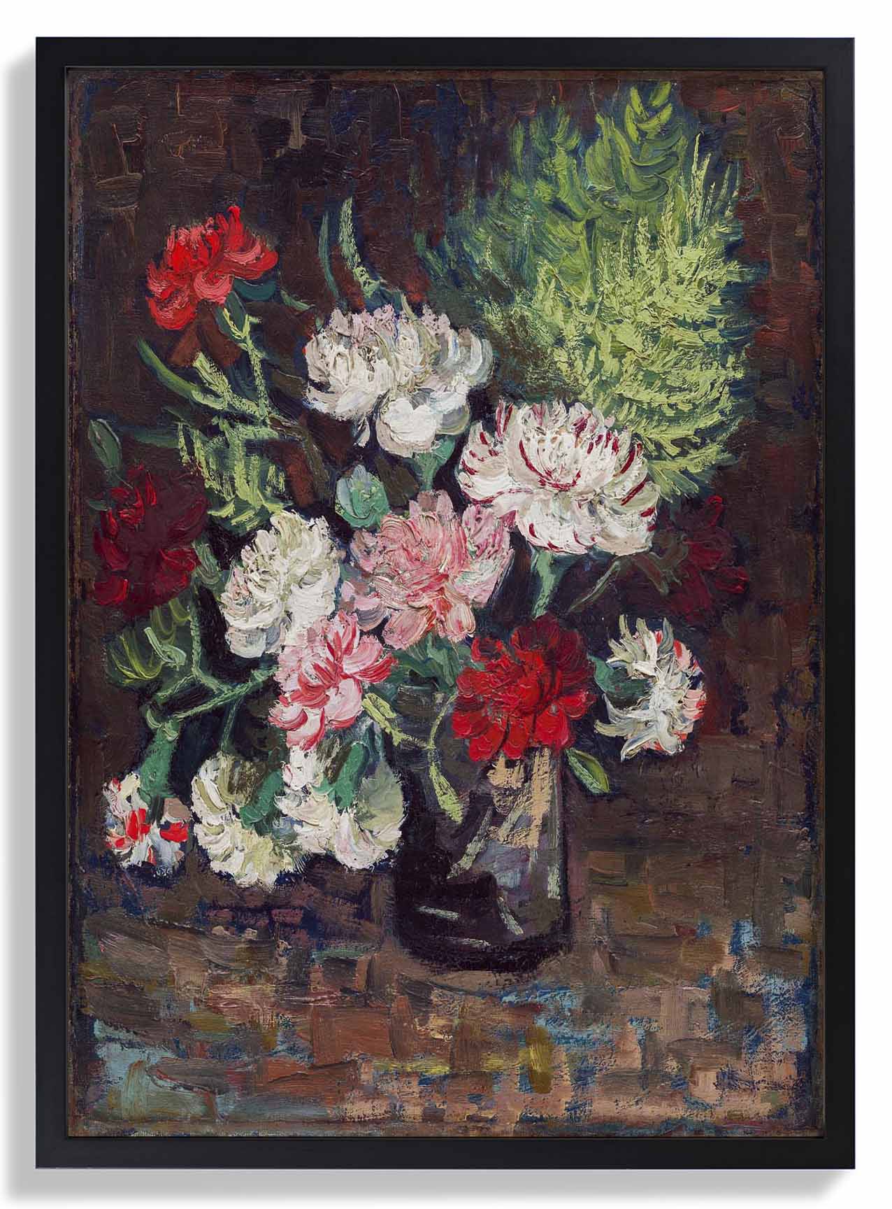 Vase with Carnations by Van Gogh - Image 6