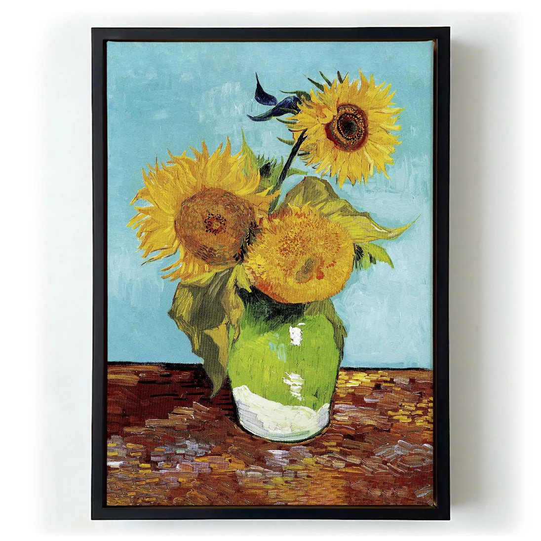 Vase with Three Sunflowers by Van Gogh - Image 5