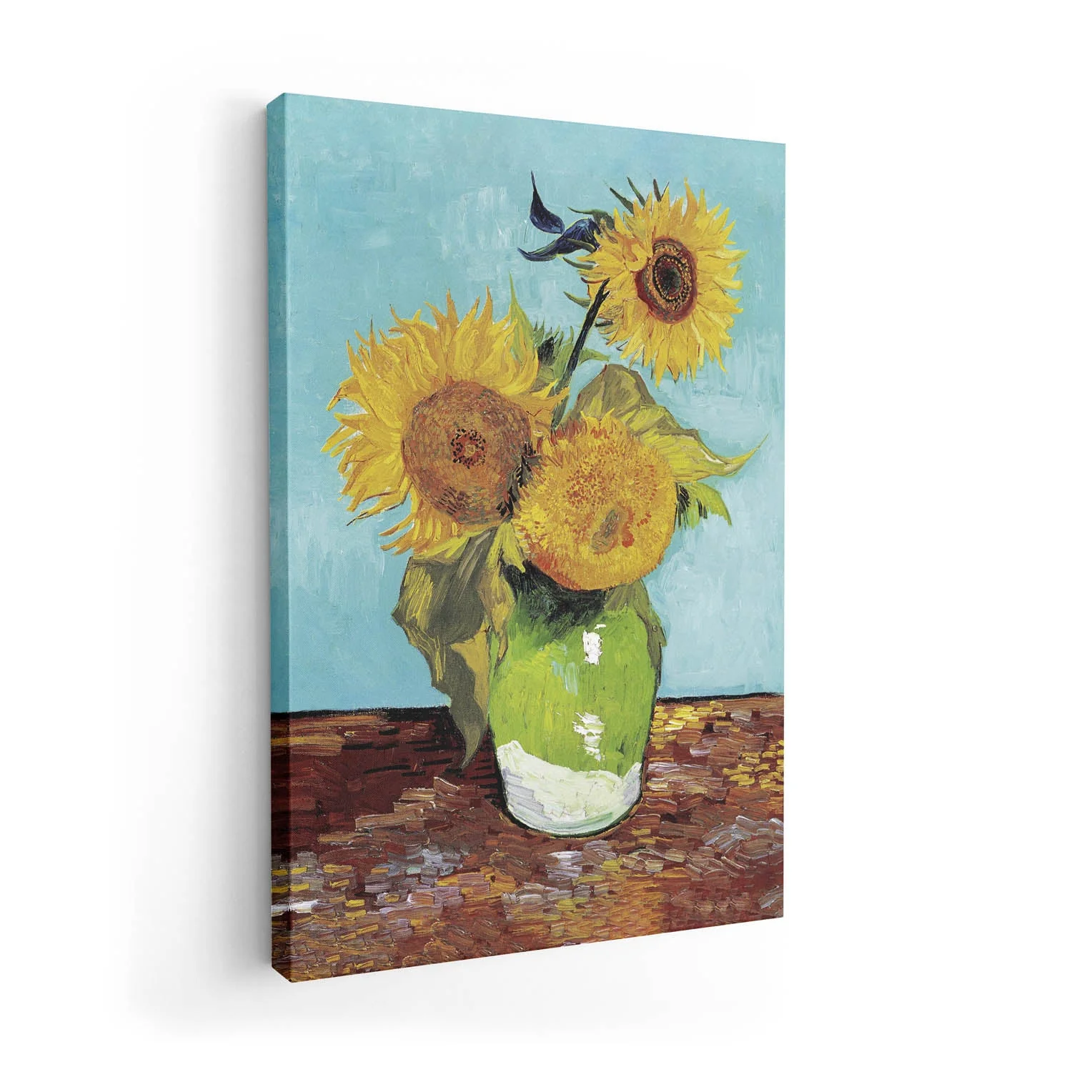 Vase with Three Sunflowers by Van Gogh - Image 7