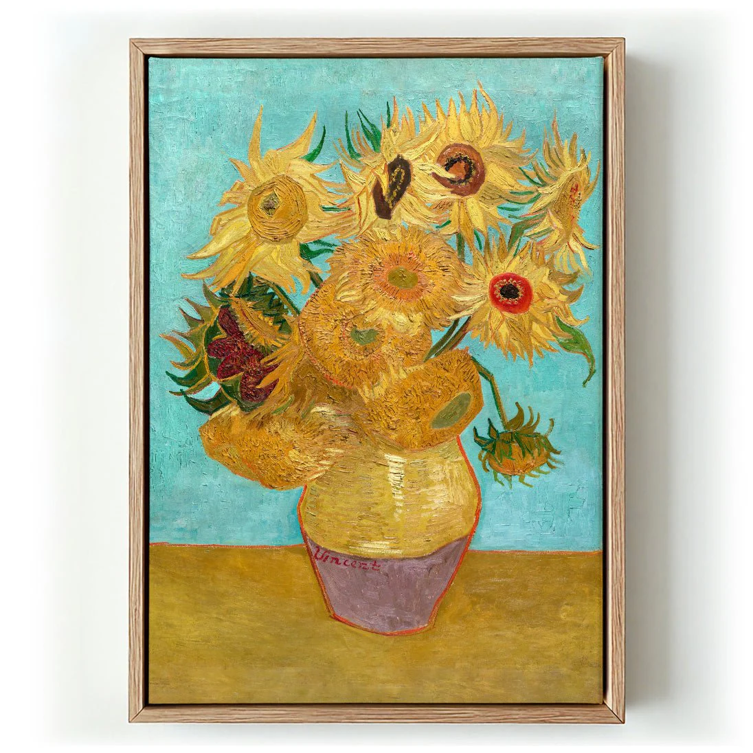 Vase with Twelve Sunflowers by Van Gogh