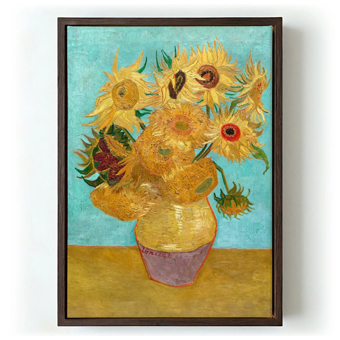 Vase with Twelve Sunflowers by Van Gogh - Image 5