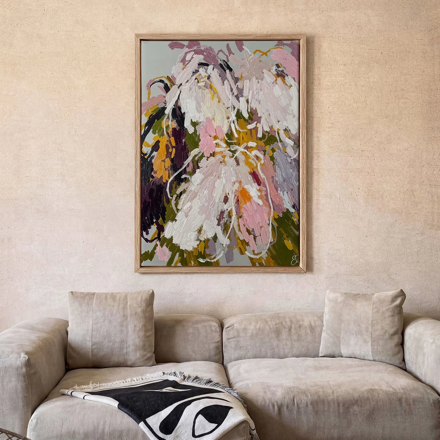 Vibrant Abstract Blooms by Edie - Image 2