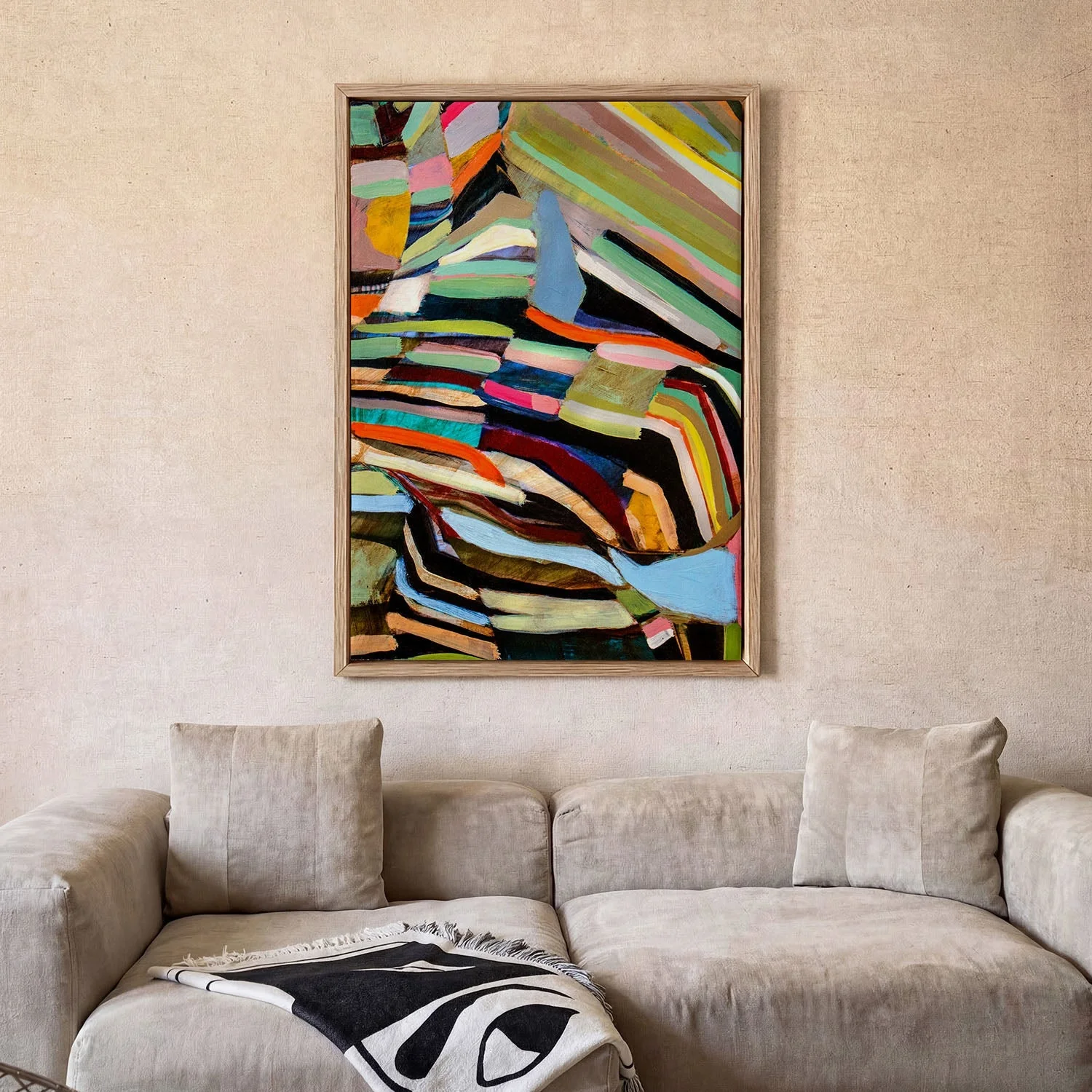 Vibrant Abstract Layers by Claire - Image 2