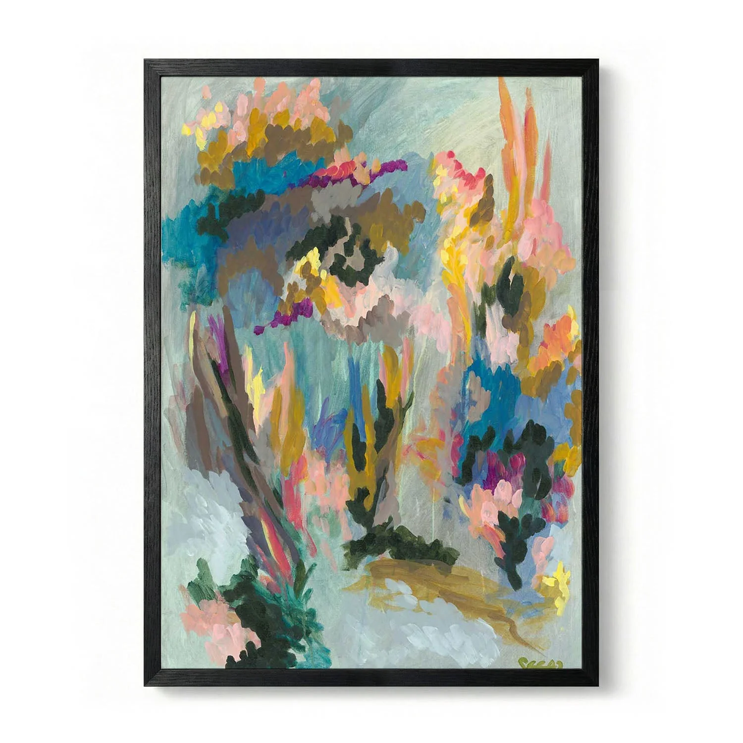Vibrant Floral Abstract by Angela Seear - Image 5
