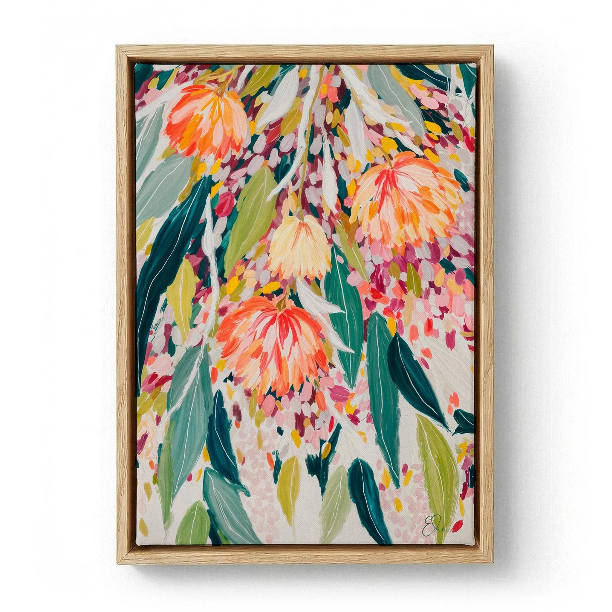 Vibrant Floral Cascade by Edie