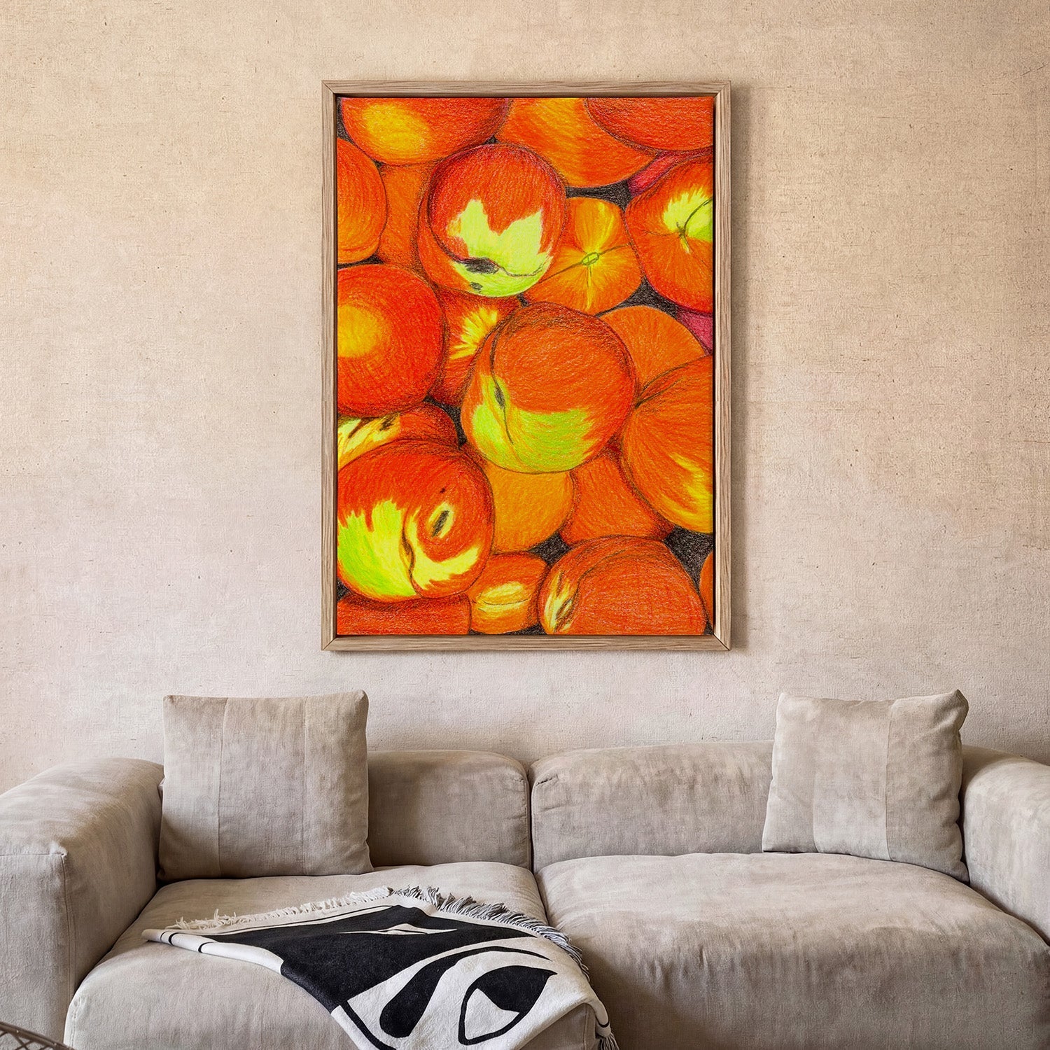 Vibrant Fresh Peaches by Viktoriia Saunina - Image 2