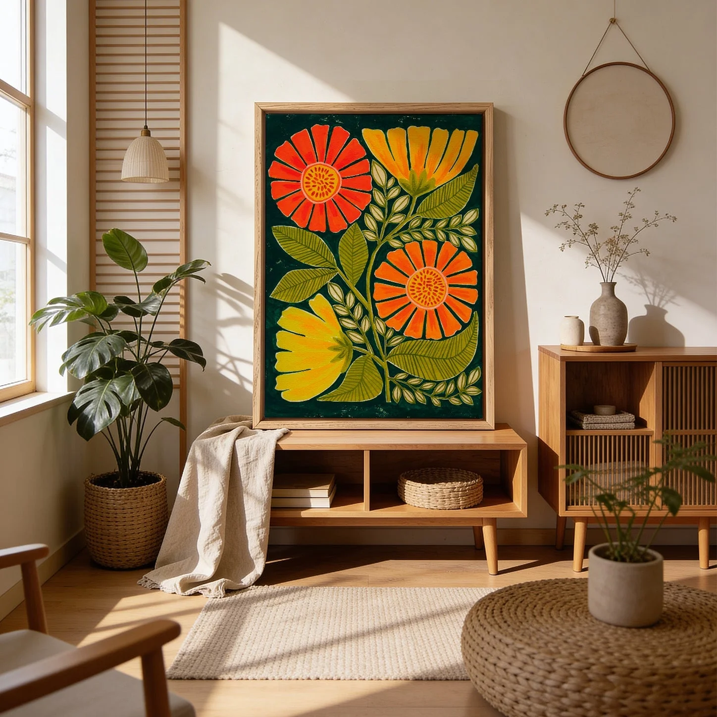 Vibrant Orange And Yellow Flowers by Susan Black - Image 4