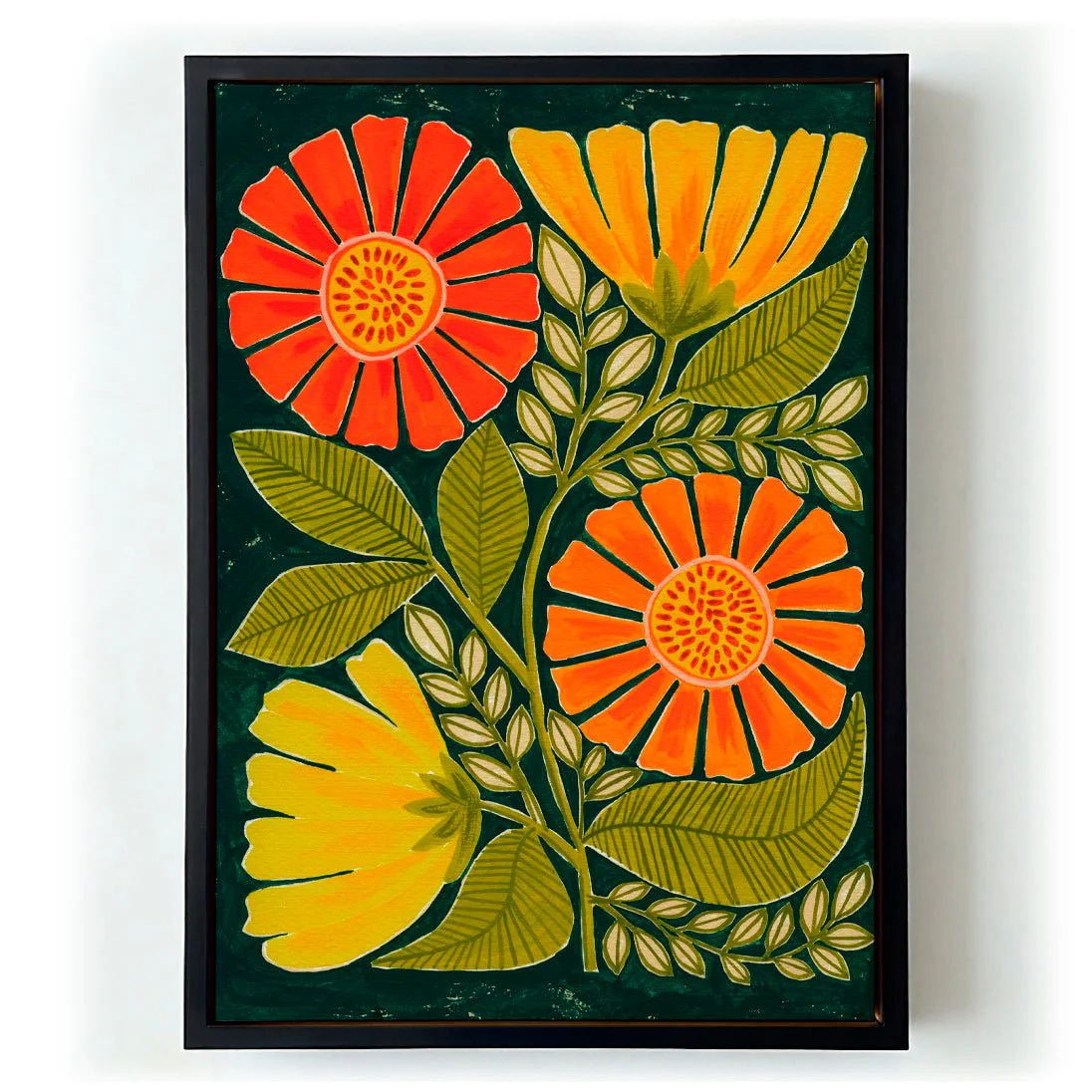 Vibrant Orange And Yellow Flowers by Susan Black - Image 5