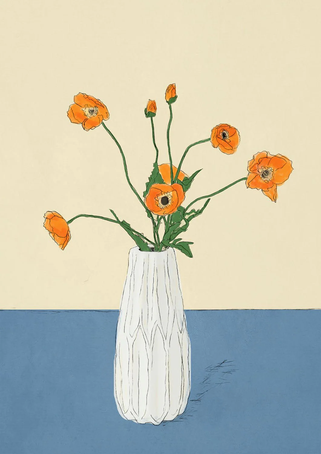 Vibrant Orange Flowers by Nadjaa - Image 7